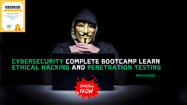 Cybersecurity, Ethical Hacking & Penetration testing in one course